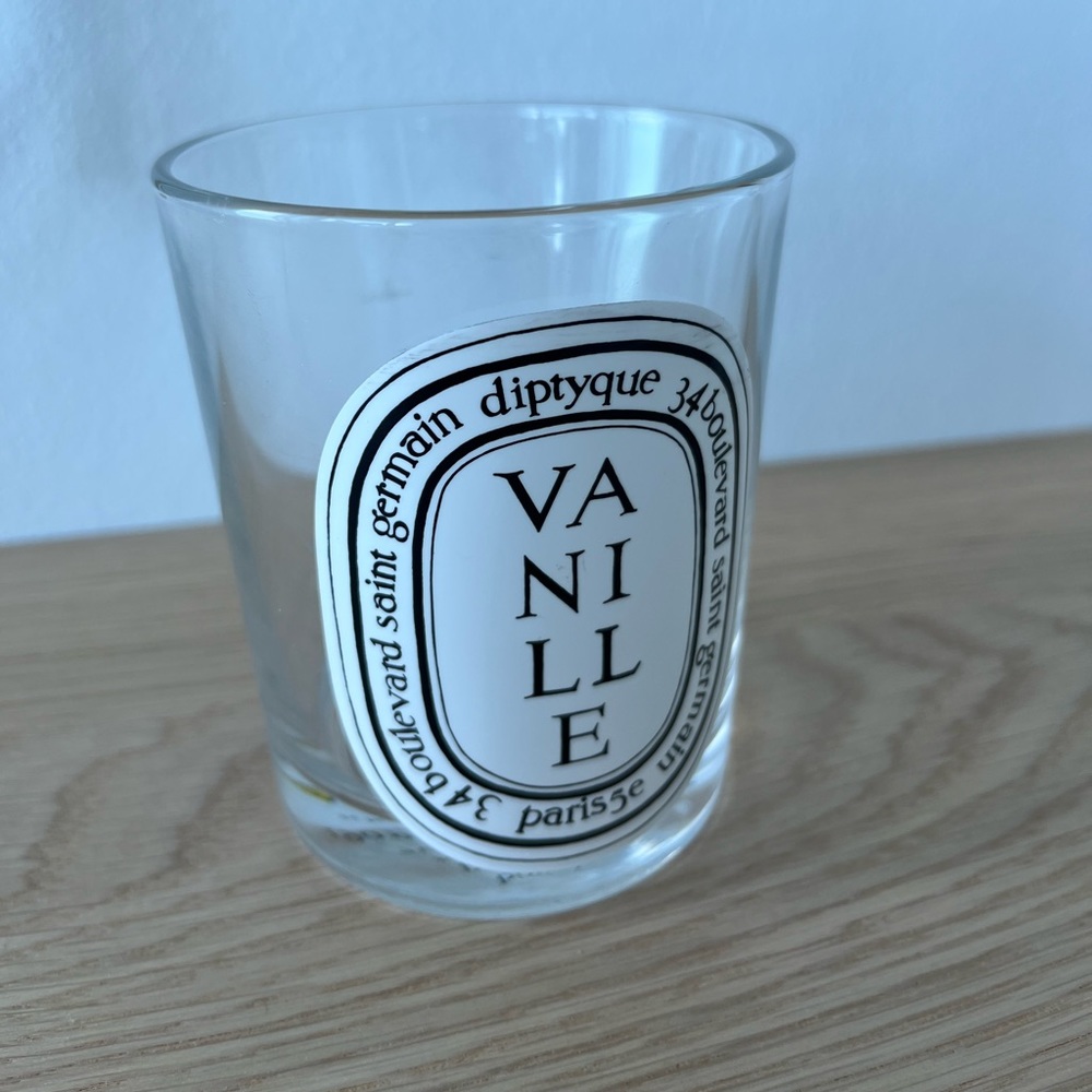 Diptyque empty Vanille /vanilla candle jar (NO CANDLE)